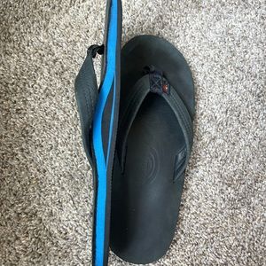 Mens Rainbow Flip Flops